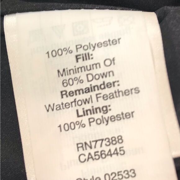 J. Crew Black Tan Herringbone Printed Quilted Puffer Zip Front Vest - Picture 15 of 16